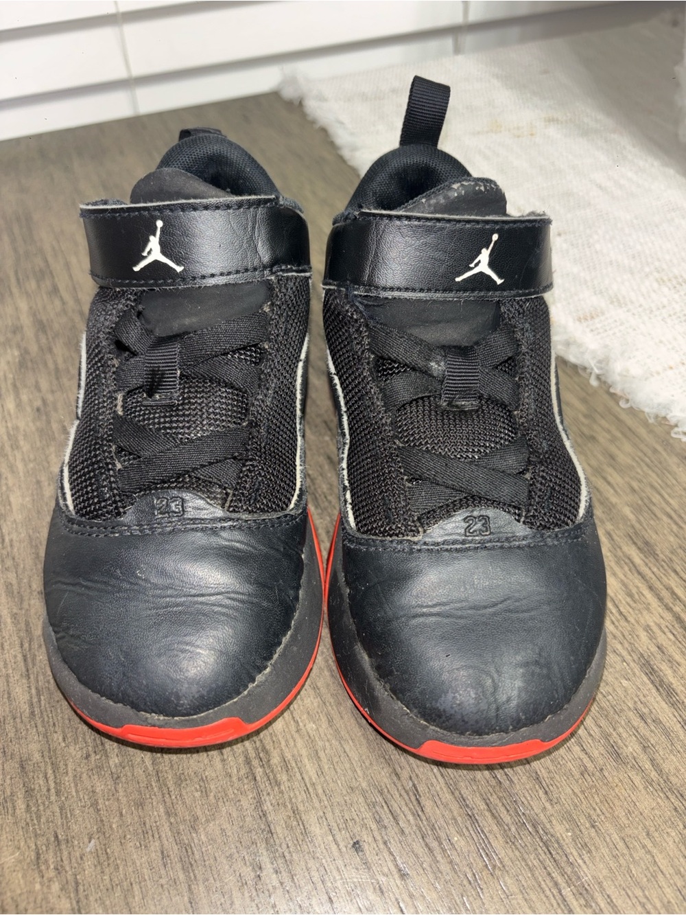 Jordan Jordan 1 Flight 5 Black & Red Boys US 13C
